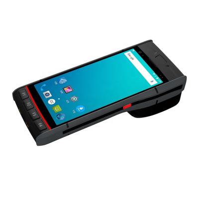 China Handheld Android PDA with 4G Smart Thermal Printer Phone Android PDA Handheld POS Terminal with Embedded Terminal Printer and 1D 2D Reader Barcode QR Scanner PDAS for sale