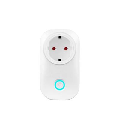 China EU UK Plug Fence 10A 2Pin Power Socket 110-240V Tuya Smart Plug Residential/Multi-Purpose Smart Plug for sale