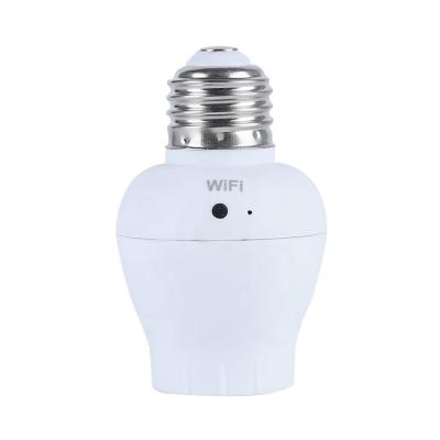 China Lamp Base Wifi Light Bulb Socket Control Residential / Multipurpose Smart Lamp Holder for sale