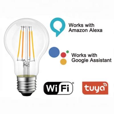 China AC230V hotel color changing wifi led light bulb 5w E27 bulb filament smart home hotel tuya bulb for sale