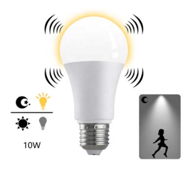 China Residential microwave light sensor 9w led bulb A60 800lm smart led bulb AC120V 230V E27 led bulb A60 for sale