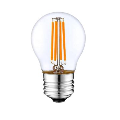 China residential 12v 24v led filament bulb 2w 3w 4w dc filament e27 led bulb g45 12v led bulb for sale