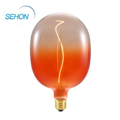 China Latest residential 4w e27 colorful dimmable filament led bulb for sale