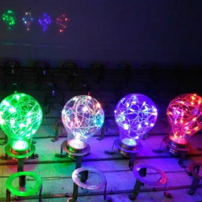 China Christmas Decoration LED Light Bulb 1.5w 2w 3w G80 G95 G125 Starry Light Colorful Copper Wire Bulb for sale