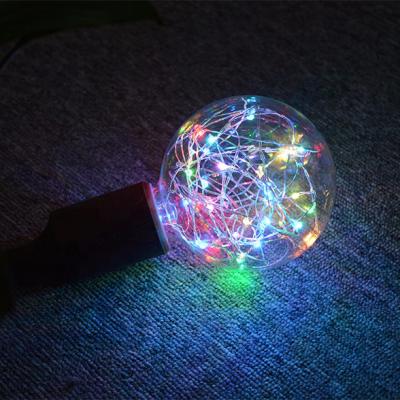 China Decoration Christmas Decoration Fairy String Led Light G80 G95 G125 Copper Wire Led Globe Bulb Red Blue Green Purple Warm White for sale