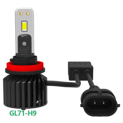 China Auto Led Headlight Car H9 LED GL71 High Brightness Led Headlight H8 H1 H16 Bulbs 9000LM Led Light Headlamp for sale