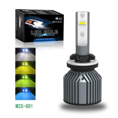 China Auto led super bright 881 50W 20000lm headlight bulbs M2S led car light C6 881 auto led car headlights faros led bombilla led for sale