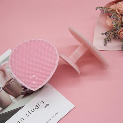 China Handheld Silicone Brush Pad Detergent & Massager Face Cleansing Super Soft DEEP CLEANING Facial Cleansing Brush for sale