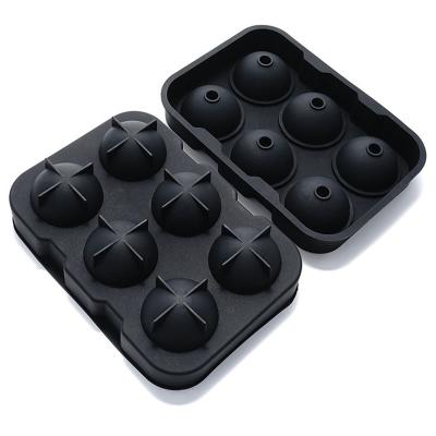 China Viable Summer Customized Model Silicone Ice Ball Maker Ice Cube Tray For Whiskey Silicone Ice Ball Mold for sale