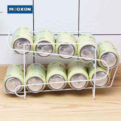 China Viable Portable Bottle Racks Single Side Hook Kitchen Wine Beer Rack Moving Organizer For Refrigerator for sale