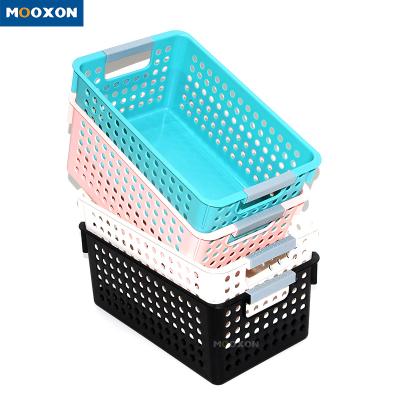 China Kitchen Debris Storage Basket Living Room Small Stuffs Snack Storage Desktop Basket for sale