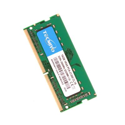 China TECMIYO Laptop Drop Shipping DDR4 16GB PC4 21300S 2666MHZ Laptop Ram Computer Memory Lifetime Warranty for sale