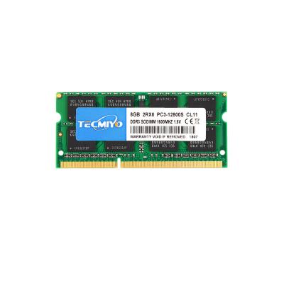 China Wholesale Price DDR3 8GB PC3 12800S 1600MHZ Laptop Lifetime Warranty CEC Non Unberffered Laptop Green Ram Computer Memory for sale