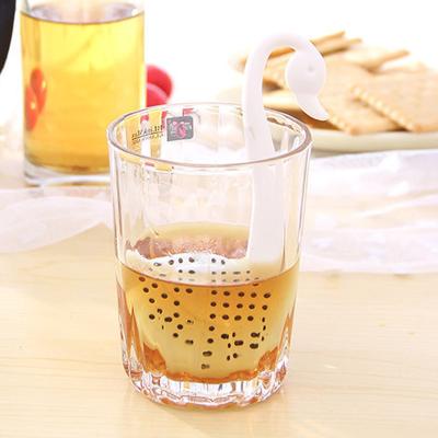 China Viable Popular Interesting Insulation Bag Hanging Teaspoon Teaspoon Tea Leaf Tea Maker Filter Maker Swan Cup Tea Maker for sale