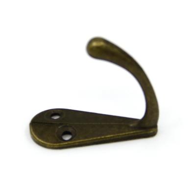 China Direct Antique Wardrobe Retro Cabinet Hat-and-Coat Morden Factory Supply Simple Zinc Alloy Clothes Hook for sale