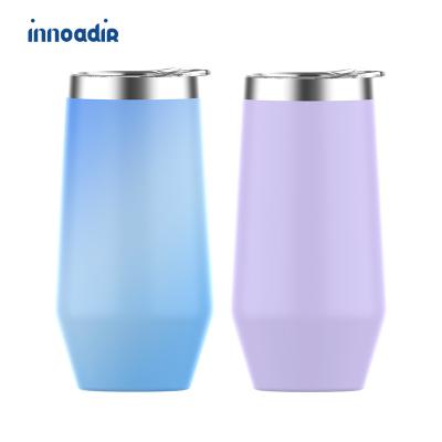 China Wholesale 9oz Cute Business All-Season Printing Fancy Egg Tumbler Cup Stainless Steel Customized Logo for sale