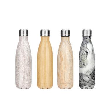 China Viable 17oz Sublimation Masks Water Bottles For Custom Designer Cola Shape Vacuum Flask Double Wall Custom Water Bottle for sale