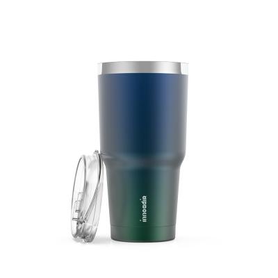 China 30oz Viable Color-changing Double Walled Stainless Steel Gradient Lean Tumbler Cups In Stock for sale