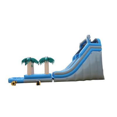 China Commercial Grade 0.55mm (1000D Customized Inflatable Water Slide Kids Indoor and Outdoor Inflatable Toy Palm Tree for sale