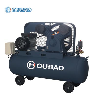 China Wholesale 220v 4kw 5.5hp Oil Free Industrial Belt Driven Air Compressor for sale