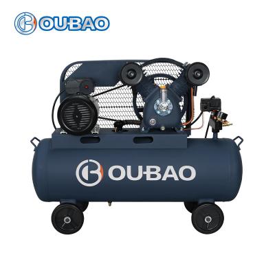 China Customized 2.2kw 3hp Industrial Gasoline Engine Oil Free Belt Driven Air Compressor for sale