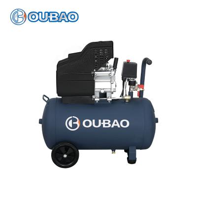 China Customized 50L 2hp Small Oil Free Portable Direct Driven Air Compressor for sale