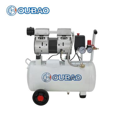 China Best price 24L 550W silent electric oil free air compressor on sale for sale