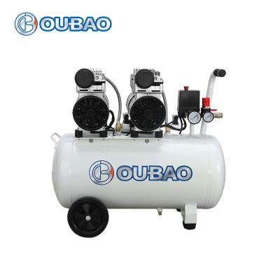 China 50L 750W Air Compressor Customized Silent Oil Free Machine For Sale for sale