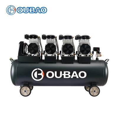 China Oubao 200L 1500w silent low noise oil free air compressor on sale for sale