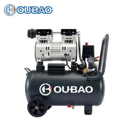 China Best Quality 24L 1100w Oil Free Electric Oil Free Silent Air Compressor for sale