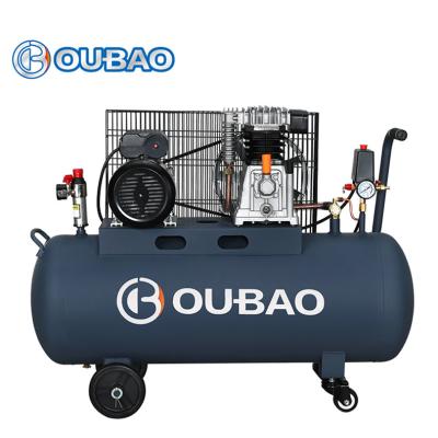 China Direct Sale 2.2kw 3hp Oil Free Portable Car Factory Small Belt Driven Industrial Air Compressor for sale