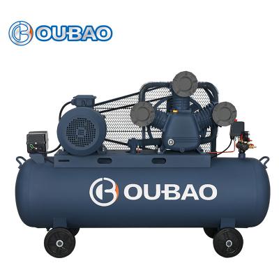 China China 7.5kw 10hp Oil Free Portable Mini Electric Belt Driven Air Compressor for sale