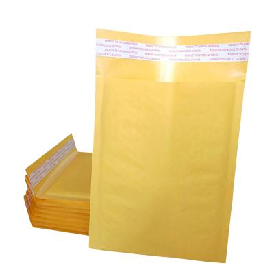 China Customized Eco Friendly Amazon Recyclable Kraft Paper Padded Bag A4 Bubble Wrapping Mailer for sale