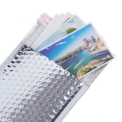 China 130*180+40mm Eco-friendly Factory Customized Waterproof Metallic Mailers Bubble Padded Envelope Mailing Bags For Present Shipping for sale