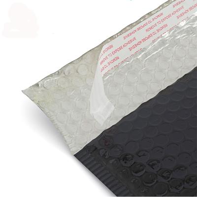 China Black Stocked Water Proof Metallic Foil Padded Bubble Wraps Shipping Packing PET Bubble Mailer 360*280+40mm for sale