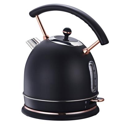 China New Design 360 Degree Rotation Low Hot Sale Stainless Steel Cordless Electric Water Kettle for Tea and Coffee for sale