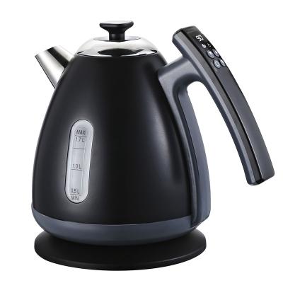 China New Design 360 Degree Low Rotation Cordless Hot Water Stainless Steel Digital Electric Kettle For Tea And Coffee for sale