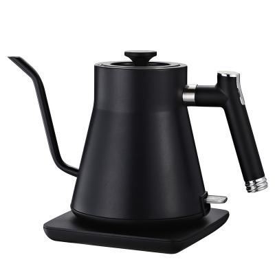 China New Hot Selling Low Design 360 Degree Rotation Water Gooseneck Stainless Steel Cordless Electric Kettle for Tea and Coffee for sale