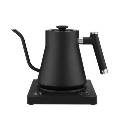 China New Hot Selling Low Design 360 Degree Rotation Gooseneck Water Cordless Stainless Steel Electric Kettle for Tea and Coffee for sale