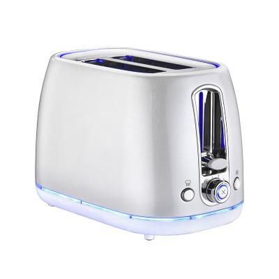 China Hot Sale New Design Household Sandwich Electric 2 Slice Stainless Steel Bread Smart Toaster for sale