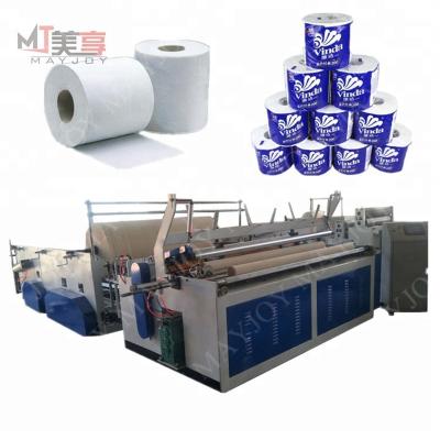 China Factory CE Approved High Quality Toilet Paper Rewinding Machine / Toilet Paper 1575 Rolls Making Machine for sale