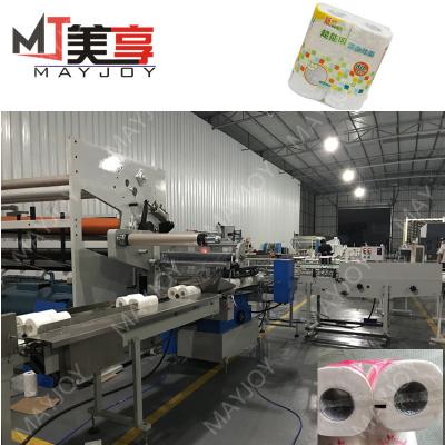 China Factory High Speed ​​Thin Film Toilet Paper Roll Packing Machine With Factory Price for sale