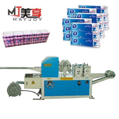 China Factory Mayjoy Pocket Tissue Machine Handkerchief Paper Making Machine for sale