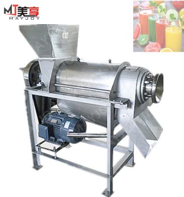 China Industrial Stainless Steel Screw Juice Extractor /cassava Single Squeezer On Hot Sale for sale