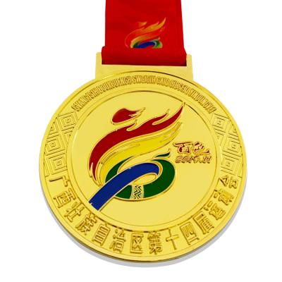 China Europe Wholesale Cheap Custom Design Your Own Gold 3D Marathon Zinc Alloy Metal Running Sport Award Medal for sale