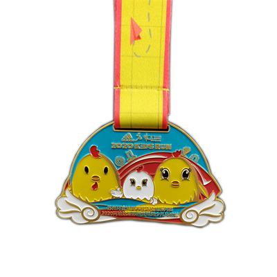 China Europe China Metal Cheap Custom Design You Own Marathon Running 3D Gold Metal Award Zinc Alloy Medal for sale