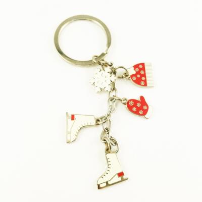 China Christmas Eco-Friendly Metal Key Chain for sale