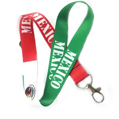 China Wholesale Double Face Lanyard Decoration Sublimation Ribbon With Logo Custom for sale