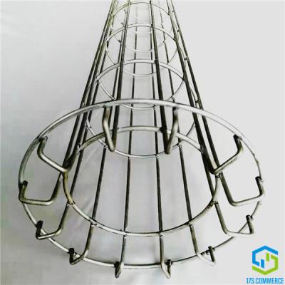 Chine Fil galvanisé Bent Bottom de cage de filtre de collecteur de poussière du fil 120mm à vendre