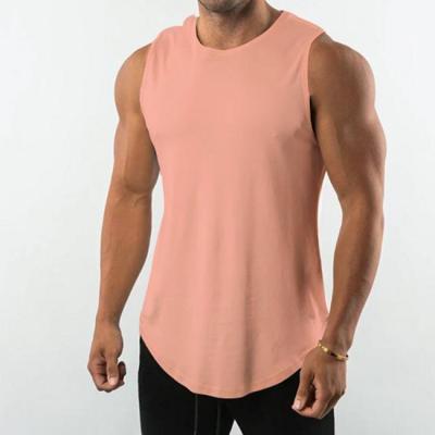 China QUICK DRY Men's Workout Slimming Tank Top Sleeveless Workout Solid-Color Tank Tops for sale